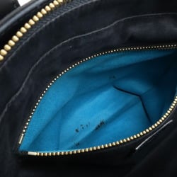 Paul Smith Tote Bag Shoulder Nylon Leather Black Blue PWR021