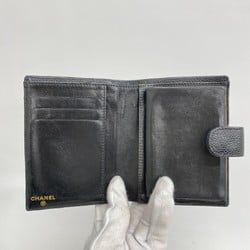 chanel wallet caviar skin black ladies