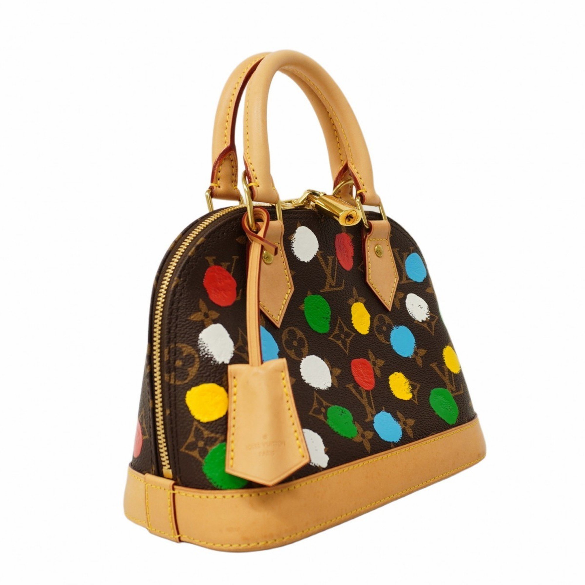 Louis Vuitton Handbag Monogram LV×YK Alma BB M46431 Brown Yayoi Kusama Ladies