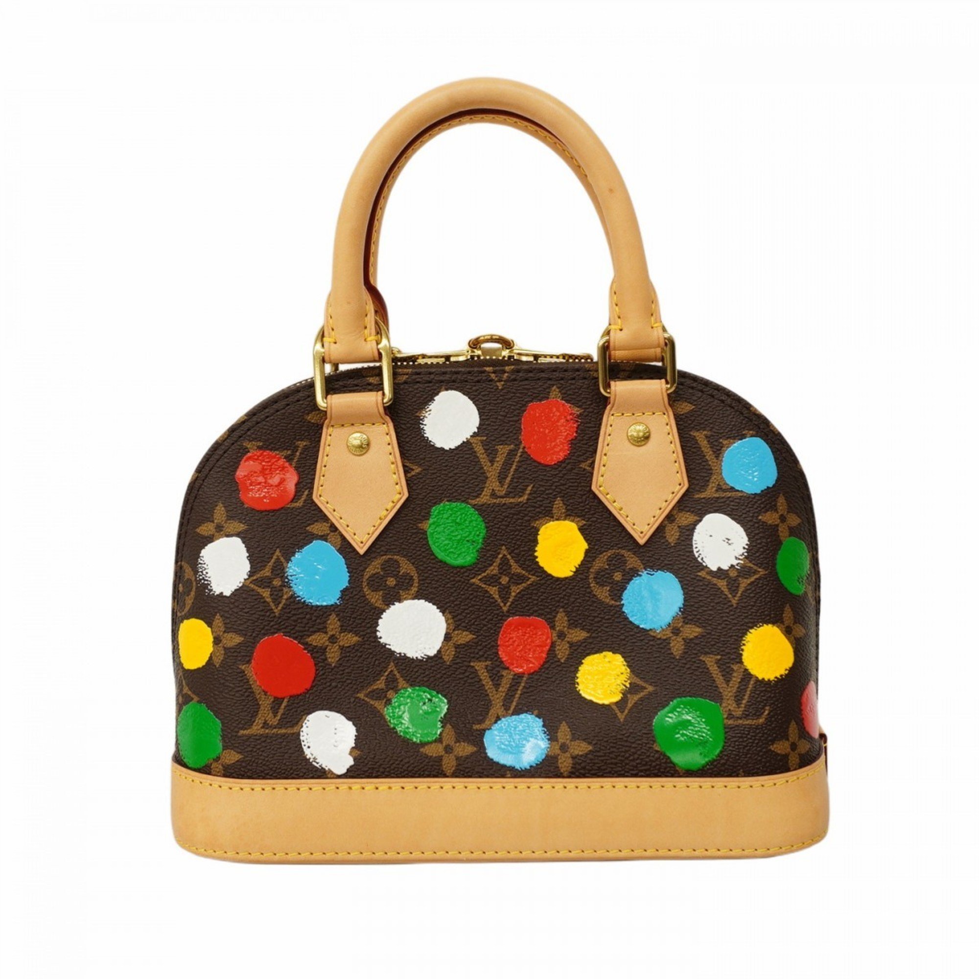 Louis Vuitton Handbag Monogram LV×YK Alma BB M46431 Brown Yayoi Kusama Ladies