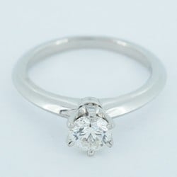 Tiffany ring solitaire 1PD diamond Pt950 platinum 0.46ct size 11 ladies