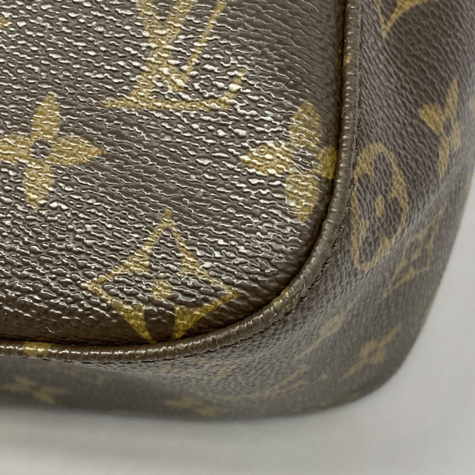 Louis Vuitton Shoulder Bag Monogram Looping GM M51145 Brown Ladies