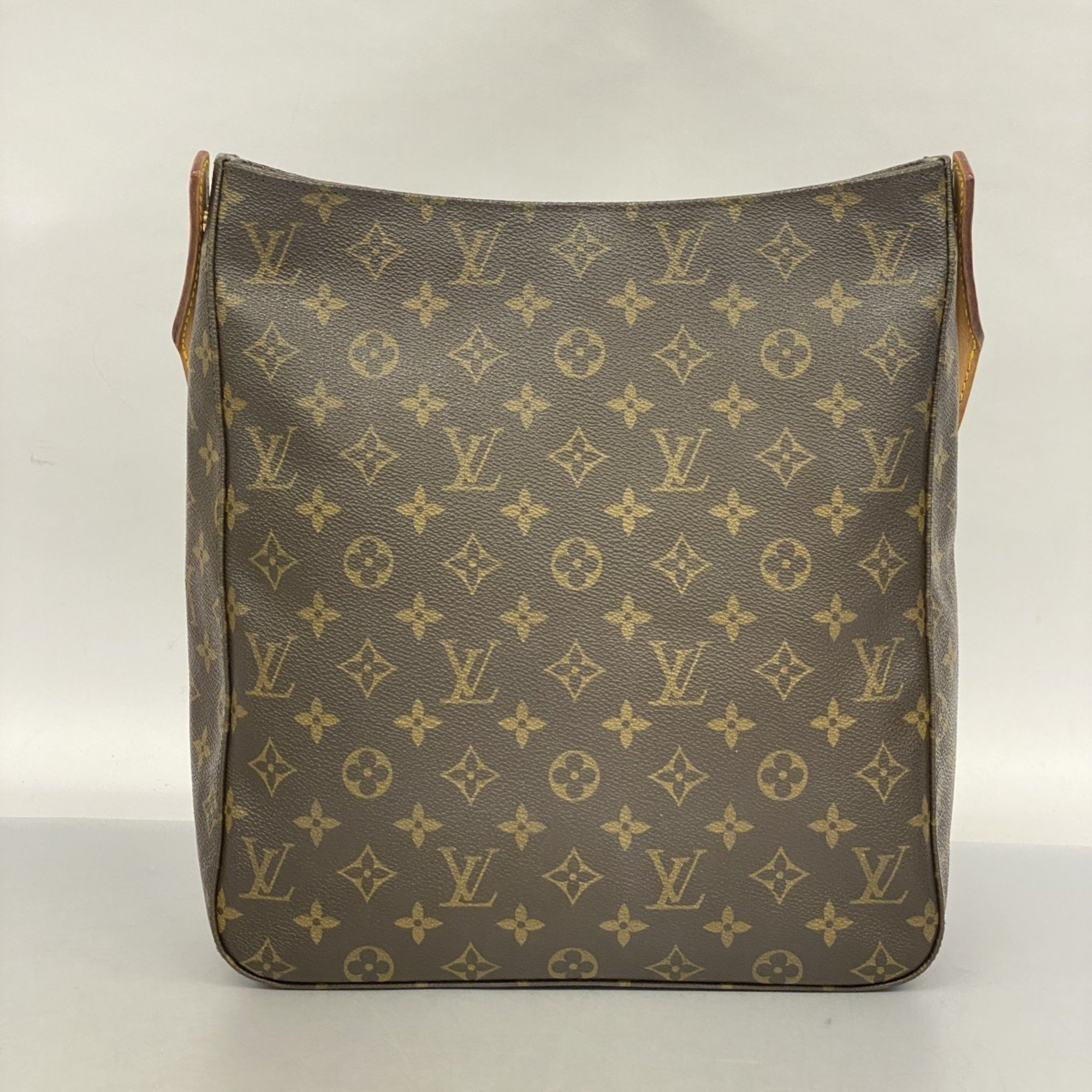 Louis Vuitton Shoulder Bag Monogram Looping GM M51145 Brown Ladies