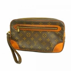 Louis Vuitton Clutch Bag Monogram Marly Dragonne GM M51825 Brown Men's