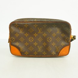 Louis Vuitton Clutch Bag Monogram Marly Dragonne GM M51825 Brown Men's