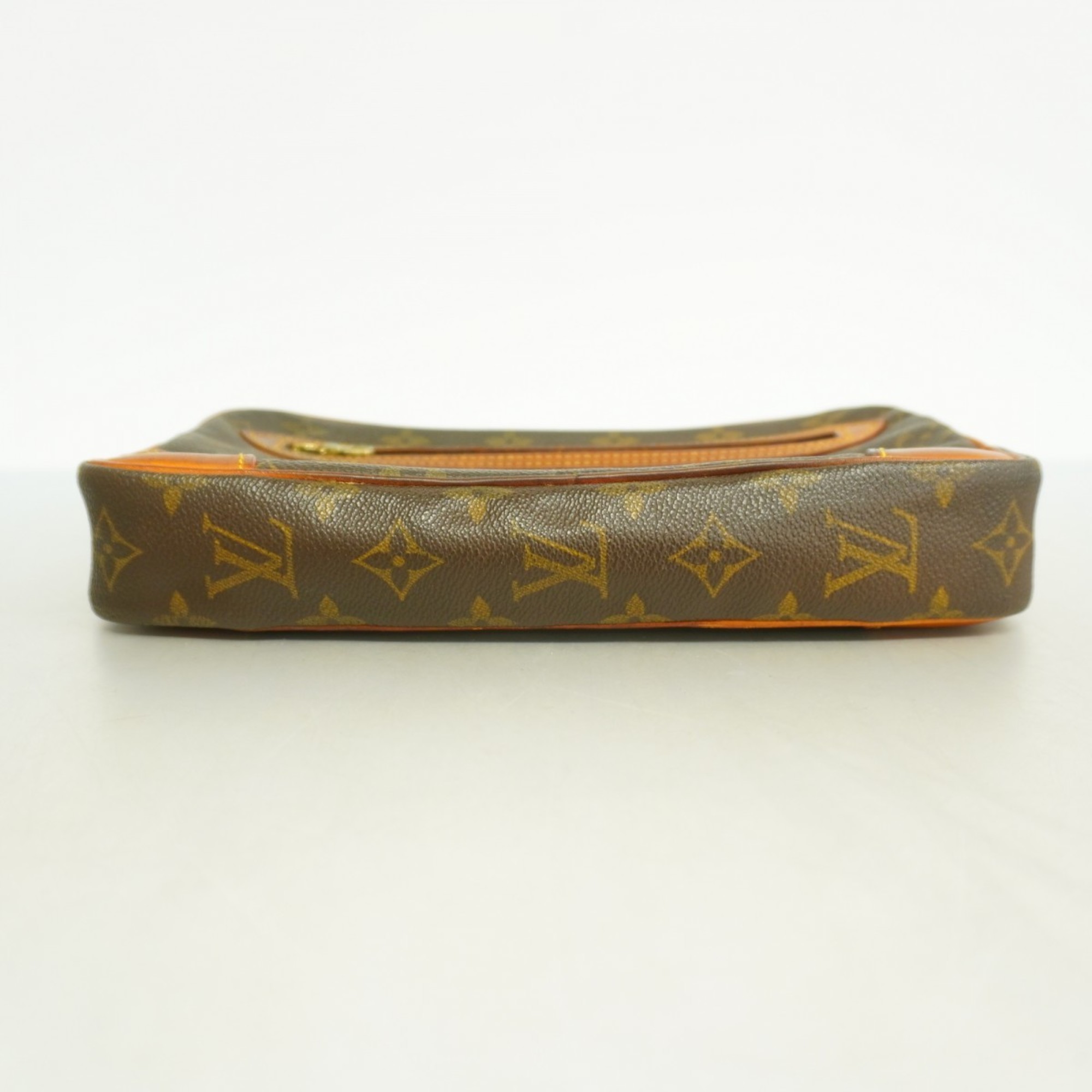 Louis Vuitton Clutch Bag Monogram Marly Dragonne GM M51825 Brown Men's