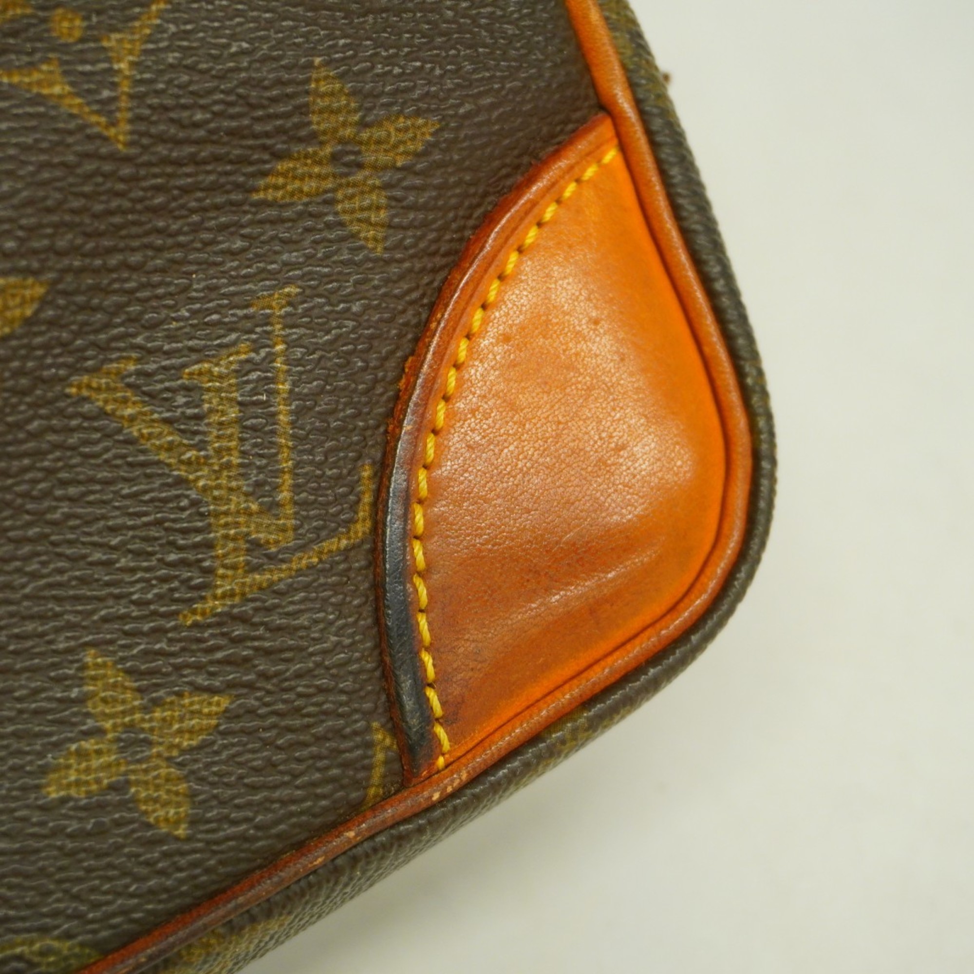 Louis Vuitton Clutch Bag Monogram Marly Dragonne GM M51825 Brown Men's