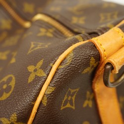 Louis Vuitton Boston Bag Monogram Keepall Bandouliere 60 M41412 Brown Men's Women's