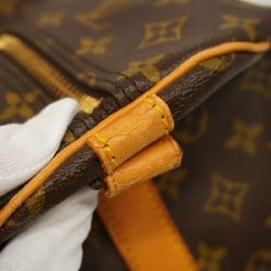 Louis Vuitton Boston Bag Monogram Keepall Bandouliere 60 M41412 Brown Men's Women's