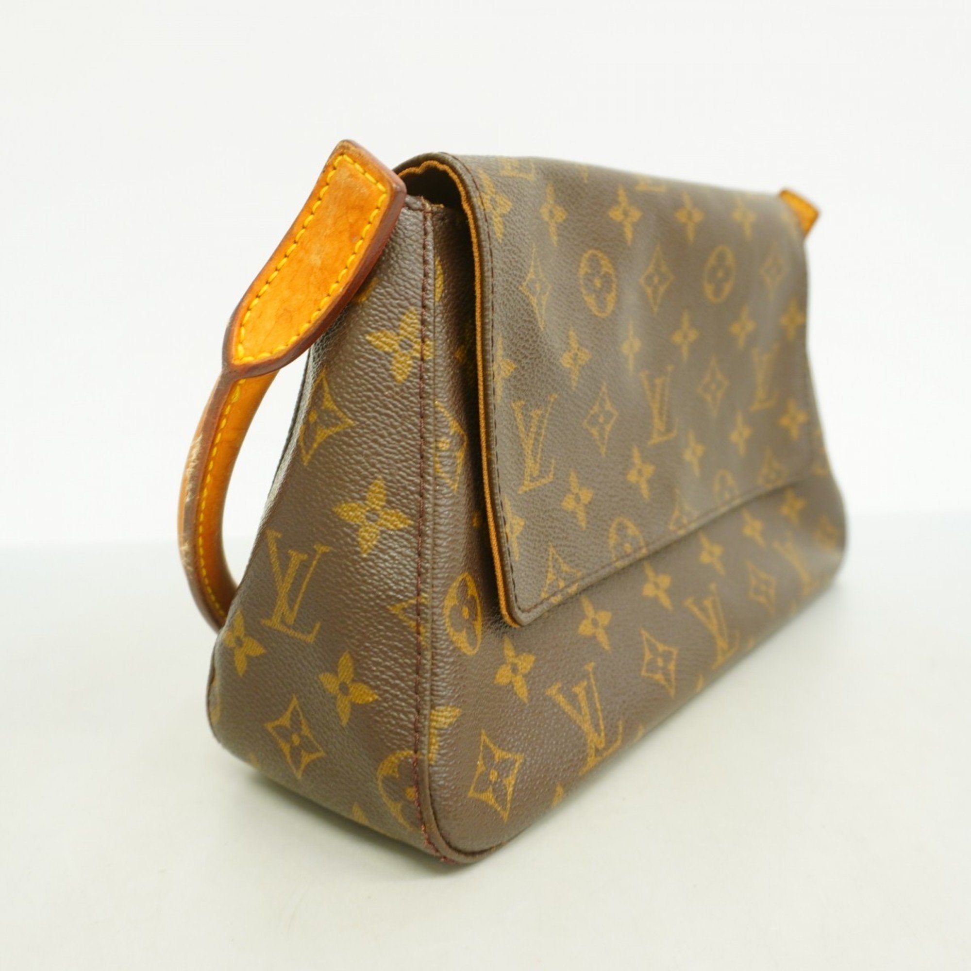 Louis Vuitton Shoulder Bag Monogram Looping M51147 Brown Ladies