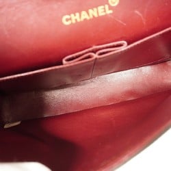 Chanel Shoulder Bag Matelasse Lambskin Black Women's