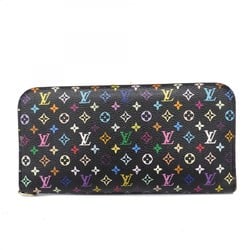 Louis Vuitton Long Wallet Monogram Multicolor Portefeuille Ansolite M93755 Noir Pistache Ladies