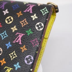 Louis Vuitton Long Wallet Monogram Multicolor Portefeuille Ansolite M93755 Noir Pistache Ladies