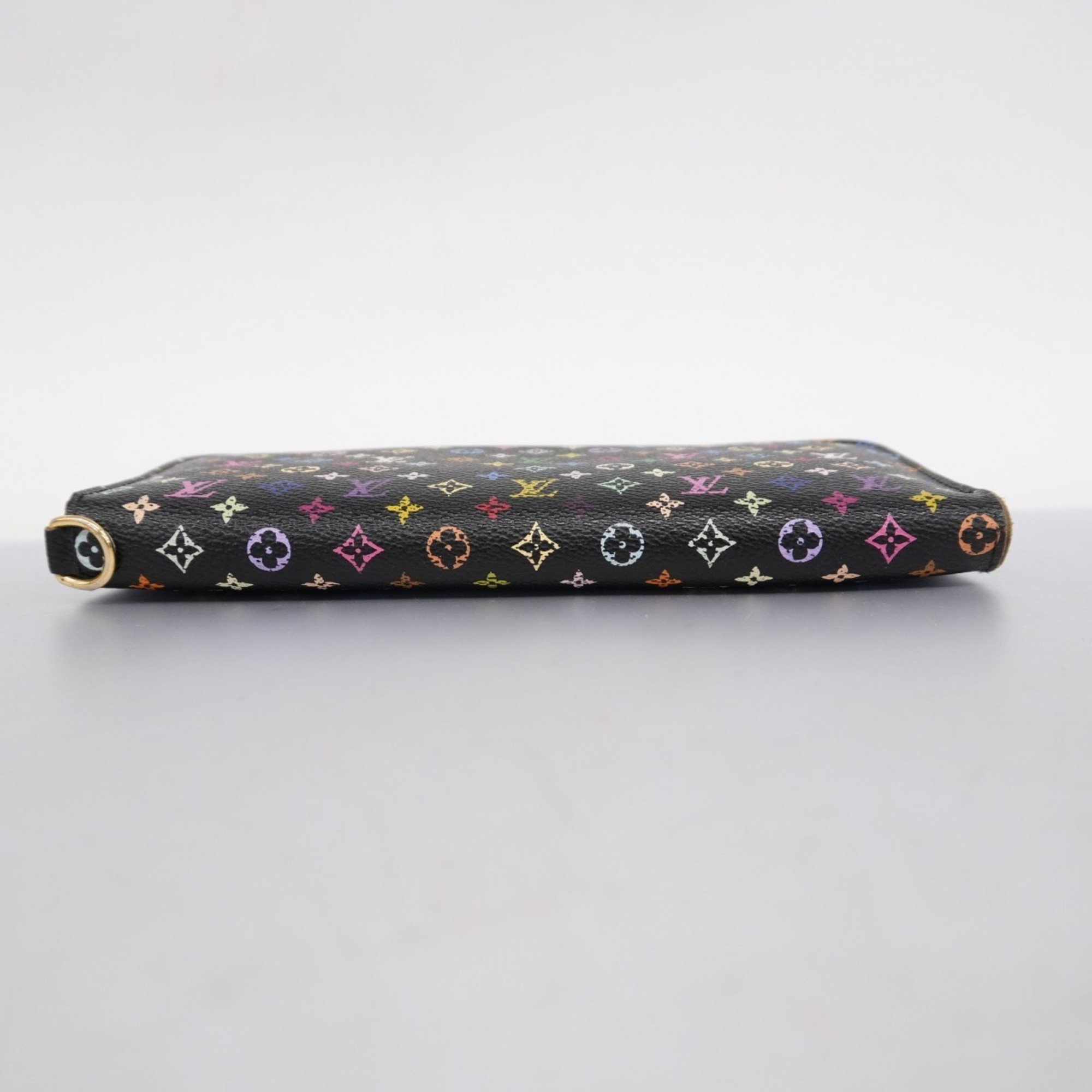 Louis Vuitton Long Wallet Monogram Multicolor Portefeuille Ansolite M93755 Noir Pistache Ladies