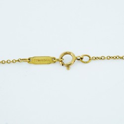 Tiffany Necklace Bow Ribbon K18YG Yellow Gold Ladies