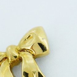 Tiffany Necklace Bow Ribbon K18YG Yellow Gold Ladies