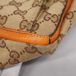 Gucci Tote Bag GG Canvas Abby 146247 Brown Orange Women's