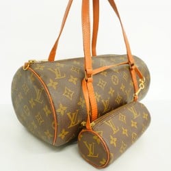 Louis Vuitton handbag Monogram Papillon 30 M51385 Brown ladies