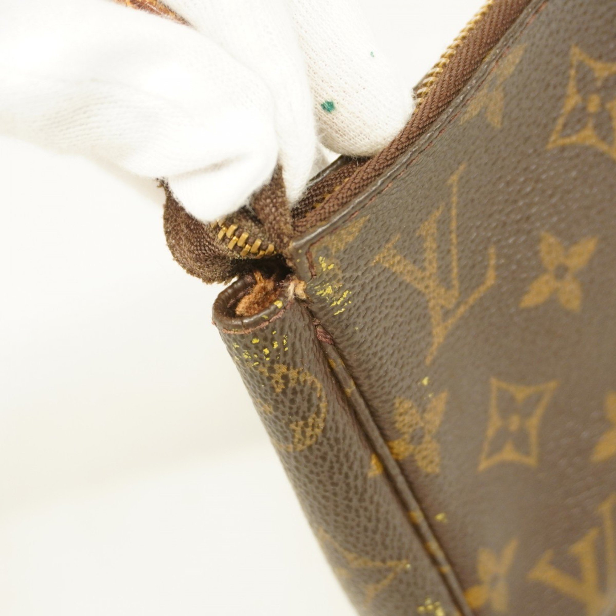 Louis Vuitton Pouch Monogram Pochette Accessoires M51980 Brown Women's