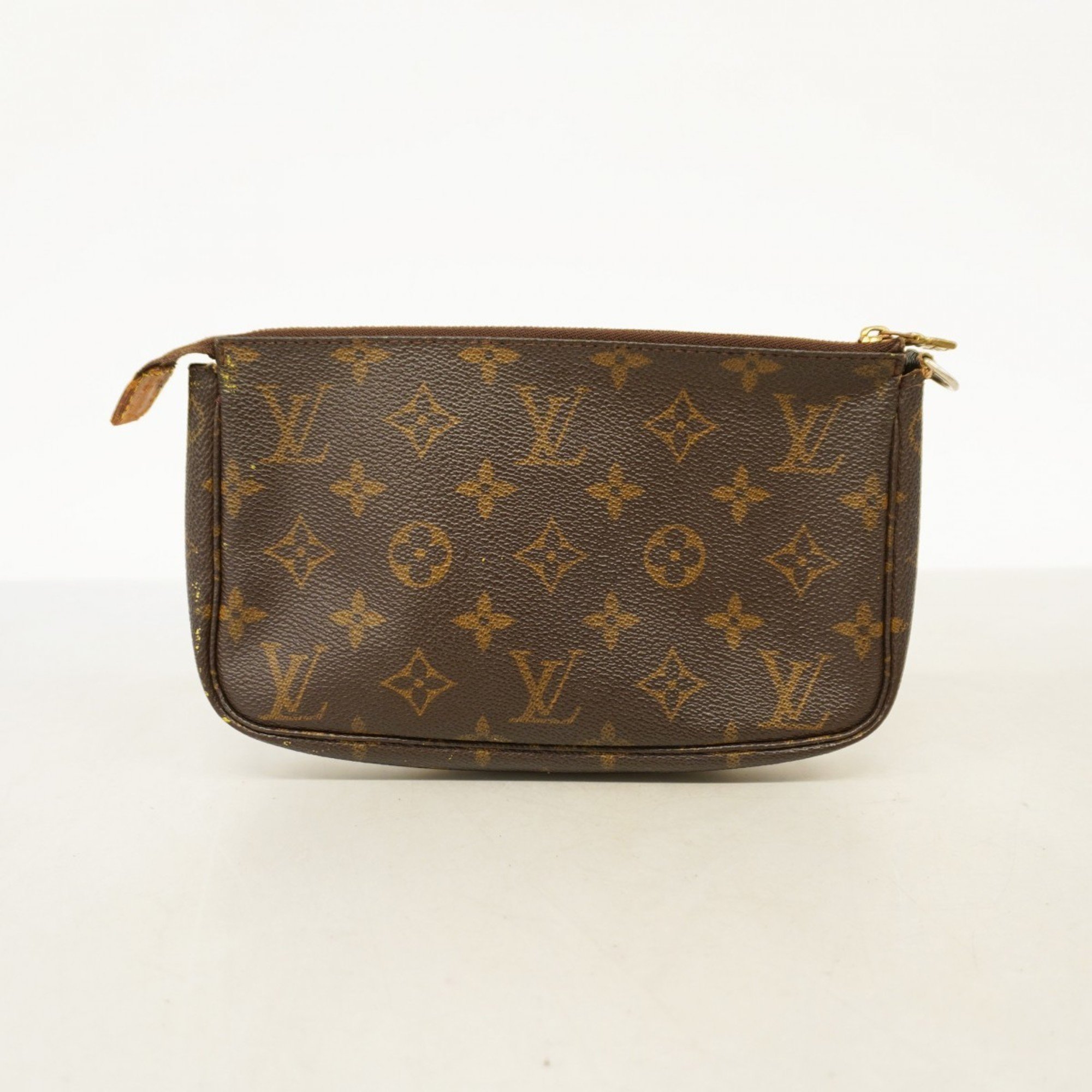 Louis Vuitton Pouch Monogram Pochette Accessoires M51980 Brown Women's