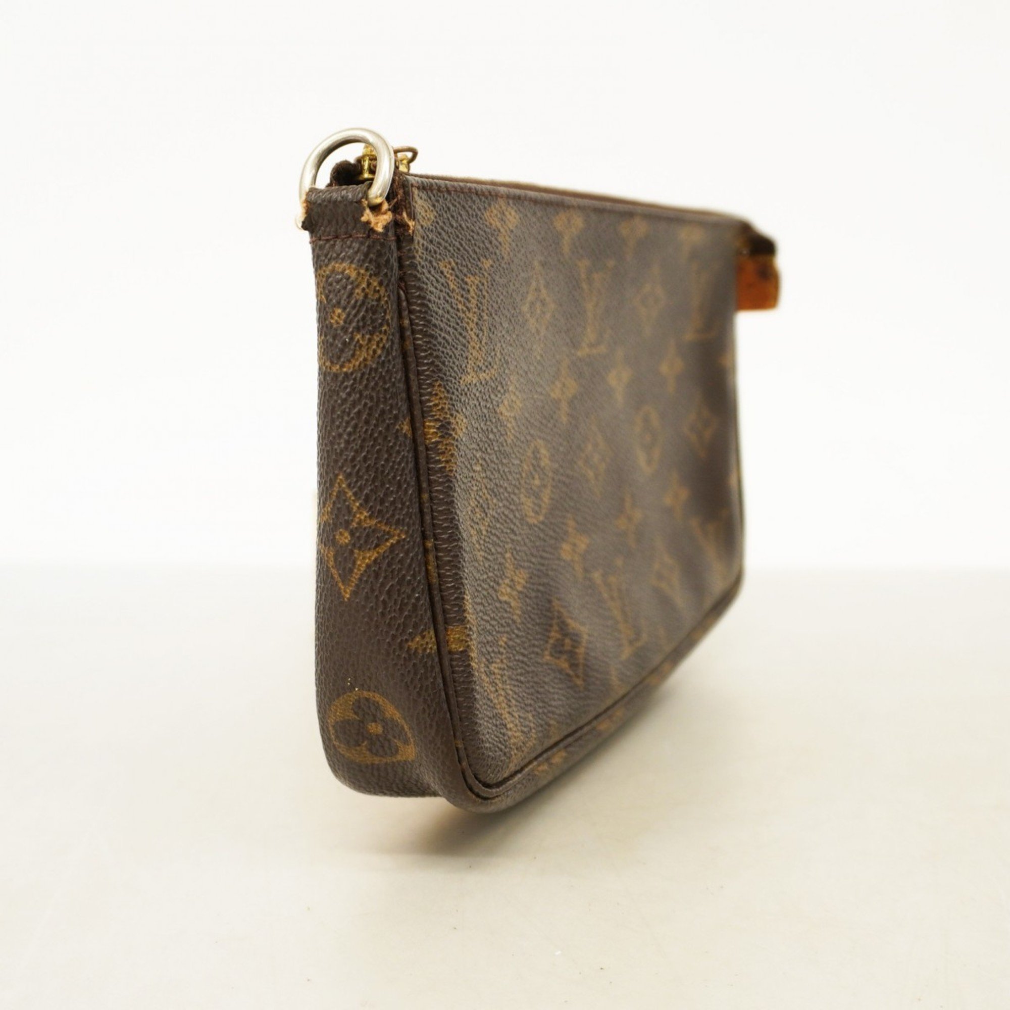 Louis Vuitton Pouch Monogram Pochette Accessoires M51980 Brown Women's