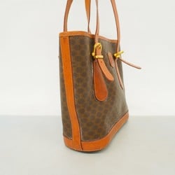 Celine Tote Bag Macadam Brown Women's