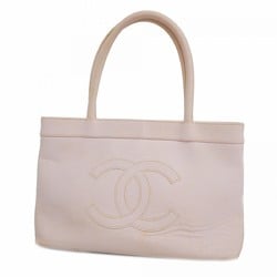 Chanel tote bag caviar skin pink purple ladies