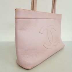 Chanel tote bag caviar skin pink purple ladies