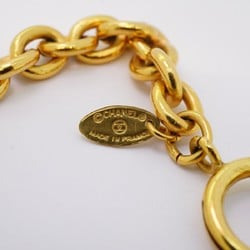 Chanel Necklace Coco Mark Circle GP Plated Gold Ladies