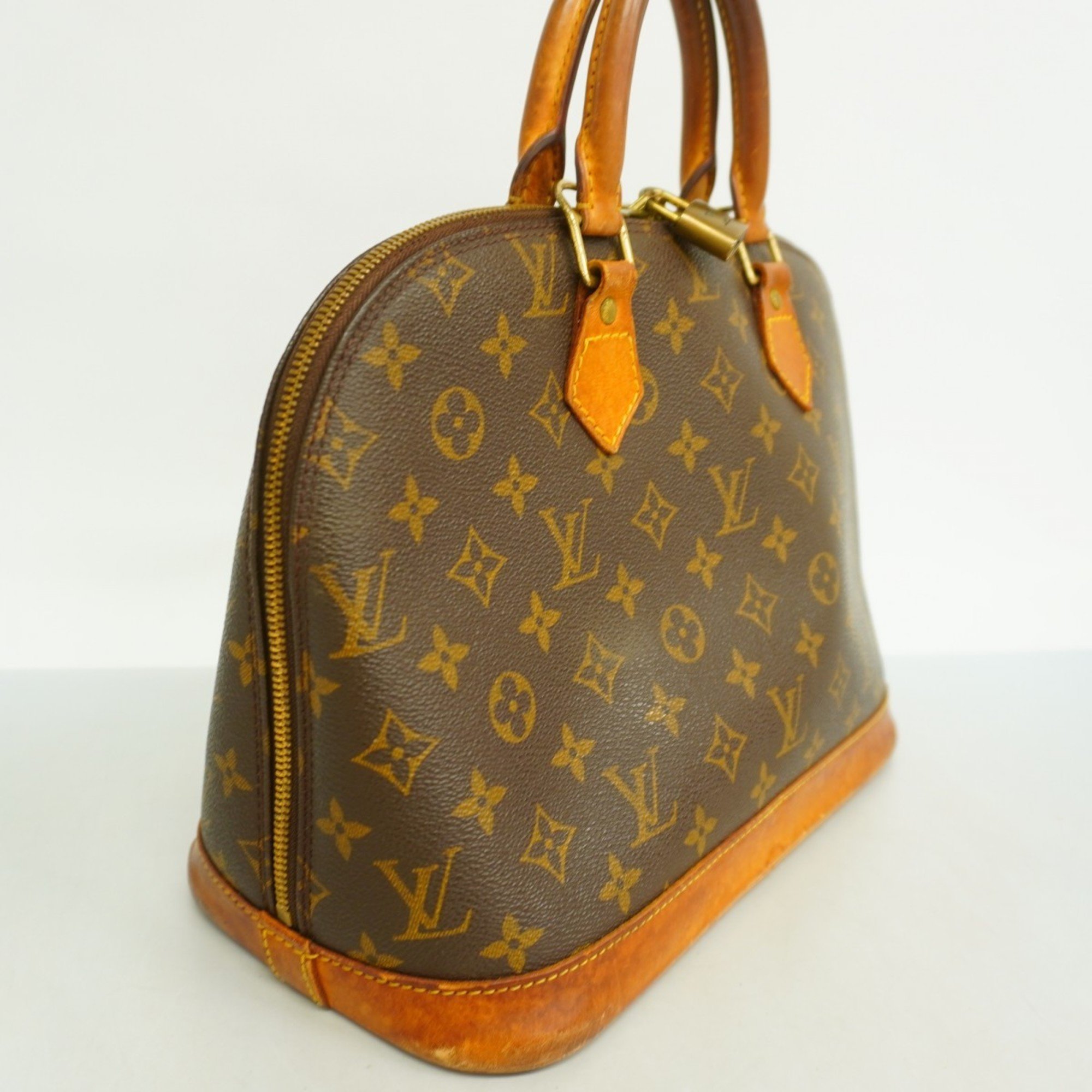 Louis Vuitton handbag Monogram Alma M51130 Brown ladies