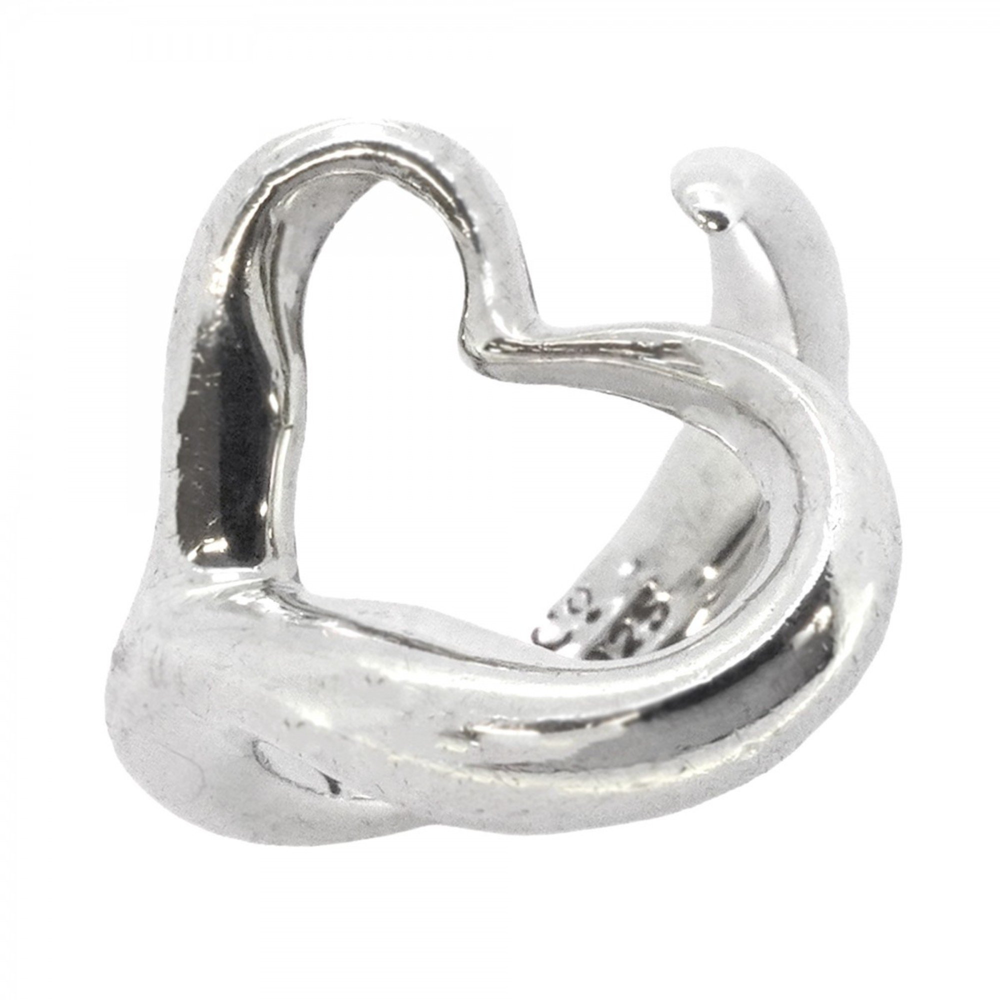 Tiffany ring heart silver 925 size 8 ladies