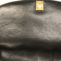 Chanel Shoulder Bag Diana Lambskin Black Women's