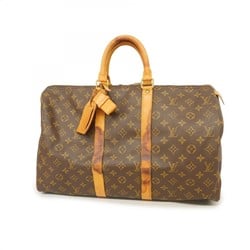 Louis Vuitton Boston Bag Monogram Keepall 45 M41428 Brown Men's Women's