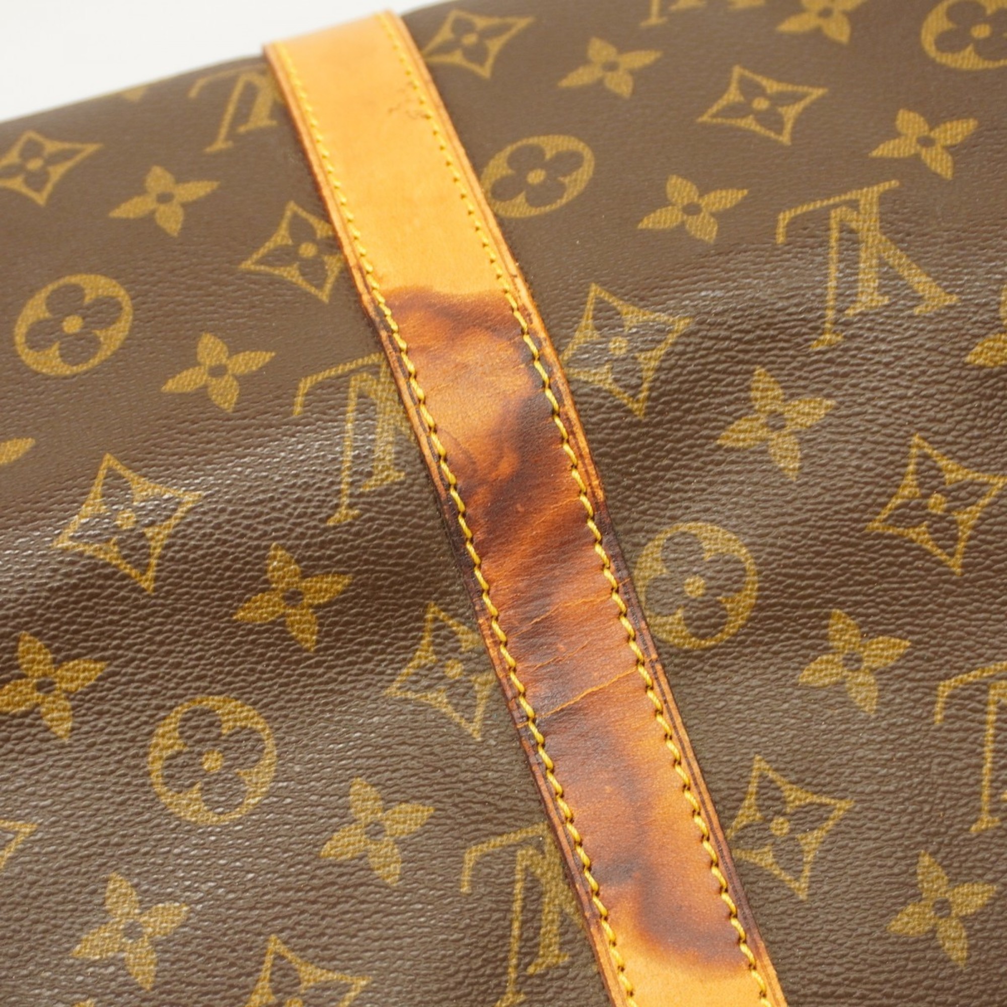 Louis Vuitton Boston Bag Monogram Keepall 45 M41428 Brown Men's Women's