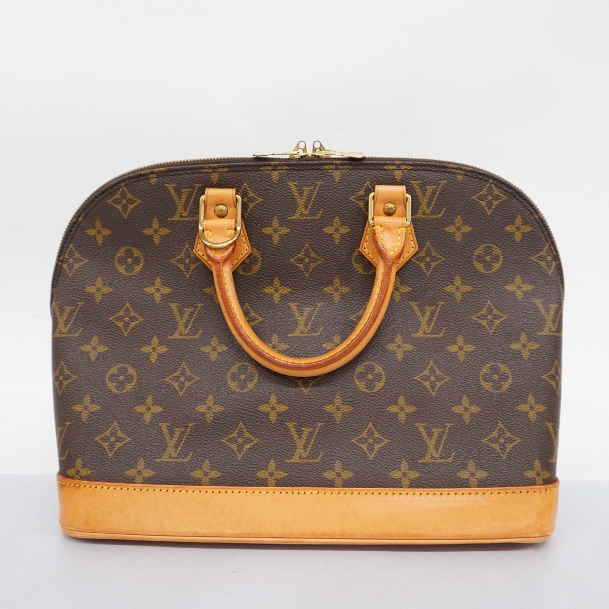 Louis Vuitton handbag Monogram Alma M51130 Brown ladies