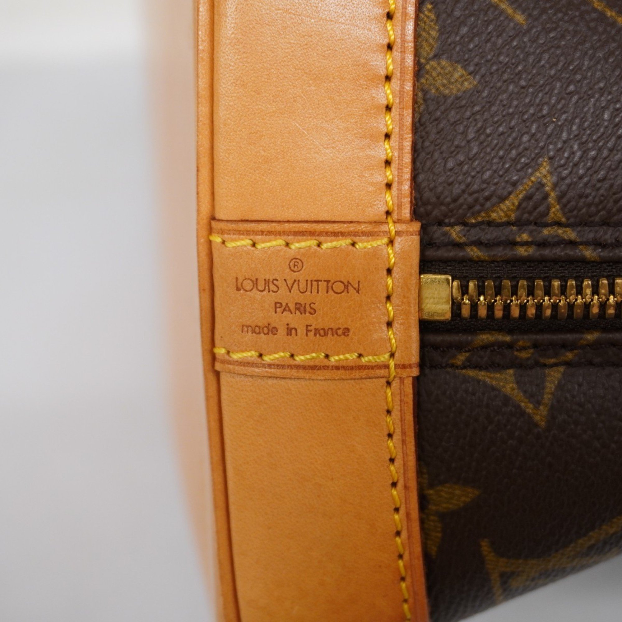 Louis Vuitton handbag Monogram Alma M51130 Brown ladies