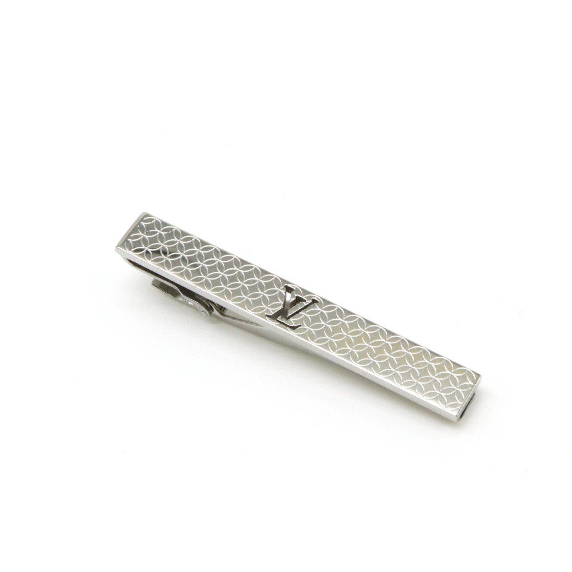 LOUIS VUITTON Louis Vuitton Panse Cravate Champs Elysees Tie Clip Bar Steel Silver M65042