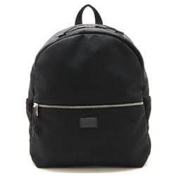 SAINT LAURENT PARIS YSL Yves Saint Laurent Backpack Nylon Canvas Leather Black 609109