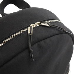 SAINT LAURENT PARIS YSL Yves Saint Laurent Backpack Nylon Canvas Leather Black 609109