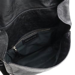 BALENCIAGA Shoulder Bag Leather Black 272807