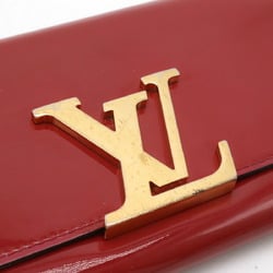 LOUIS VUITTON Louis Vuitton Wallet Vernis Portefeuille Louise Bi-fold Patent Leather Rose Andian Pink M60767