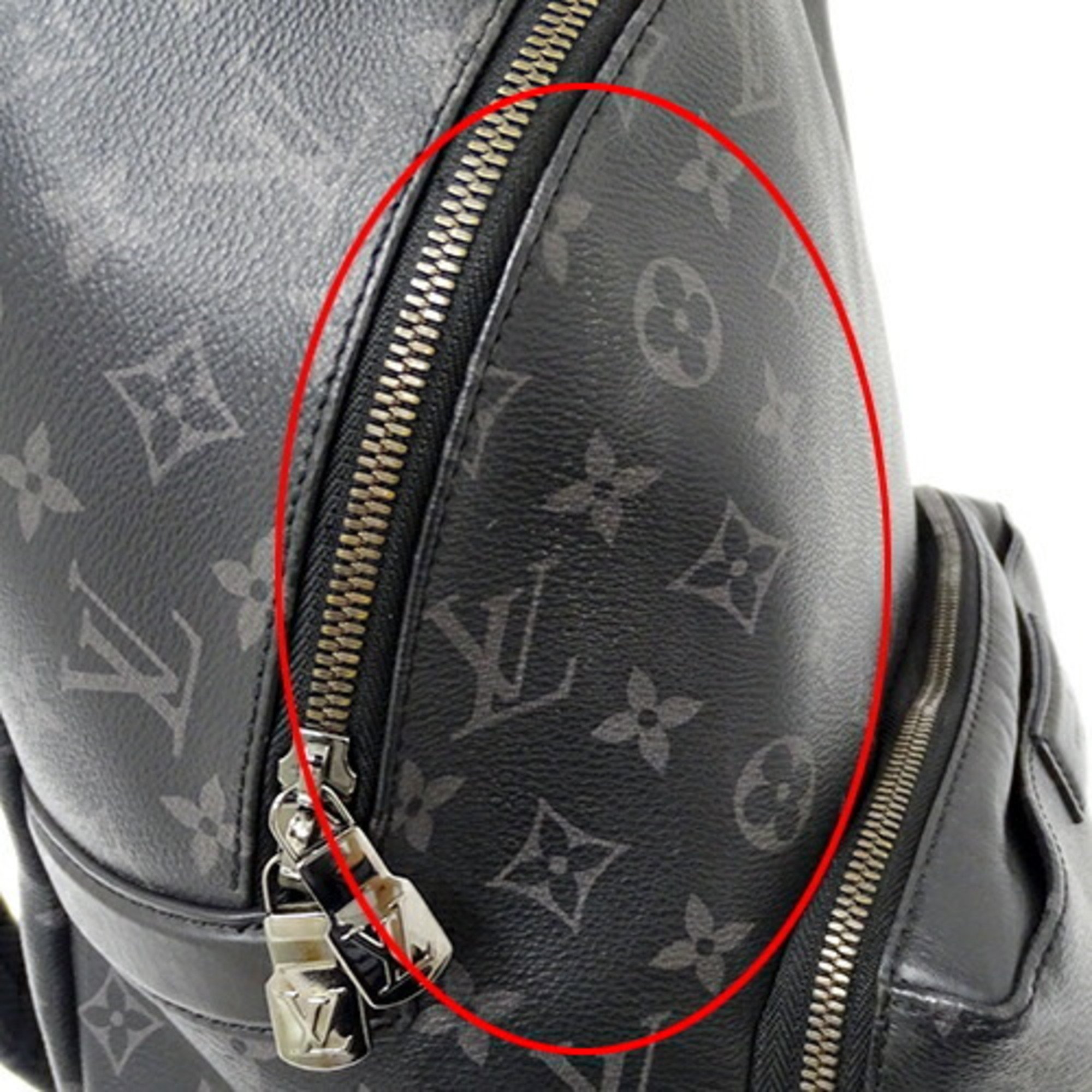 Louis Vuitton LOUIS VUITTON Bag Monogram Eclipse Men's Backpack M43186 Black