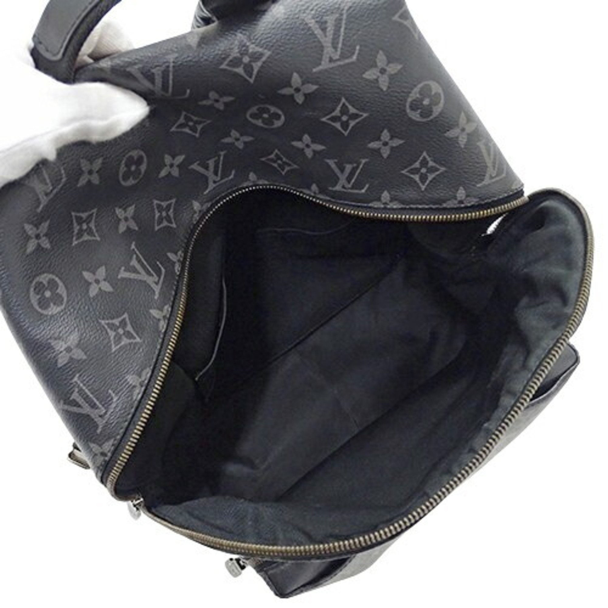 Louis Vuitton LOUIS VUITTON Bag Monogram Eclipse Men's Backpack M43186 Black