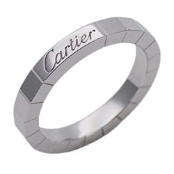 Cartier Ring for Women, 750WG Lanier, White Gold, #51, Approx. Size 11, Polished