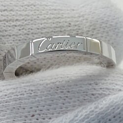 Cartier Ring for Women, 750WG Lanier, White Gold, #51, Approx. Size 11, Polished