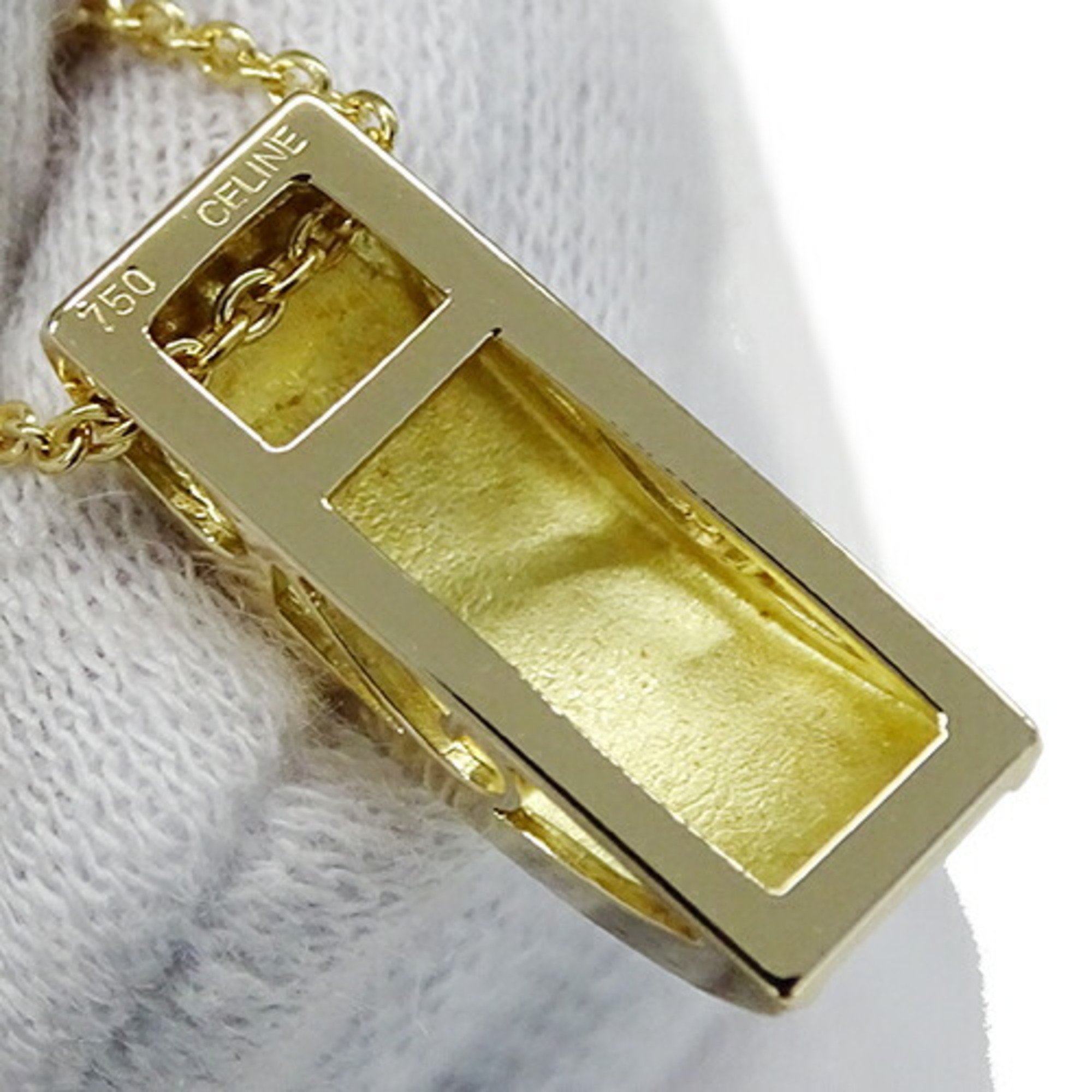 CELINE Necklace for Women, 750YG Yellow Gold, Polished