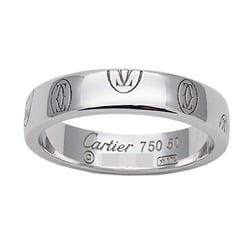 Cartier Ring for Women, 750WG Happy Birthday, White Gold, #50, Approx. Size 10, Polished