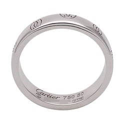 Cartier Ring for Women, 750WG Happy Birthday, White Gold, #50, Approx. Size 10, Polished