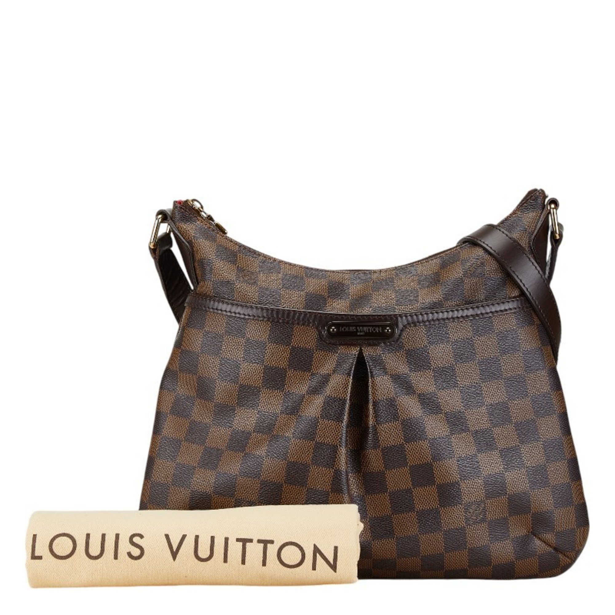 Louis Vuitton Damier Bloomsbury PM Shoulder Bag N42251 Brown PVC Leather Women's LOUIS VUITTON