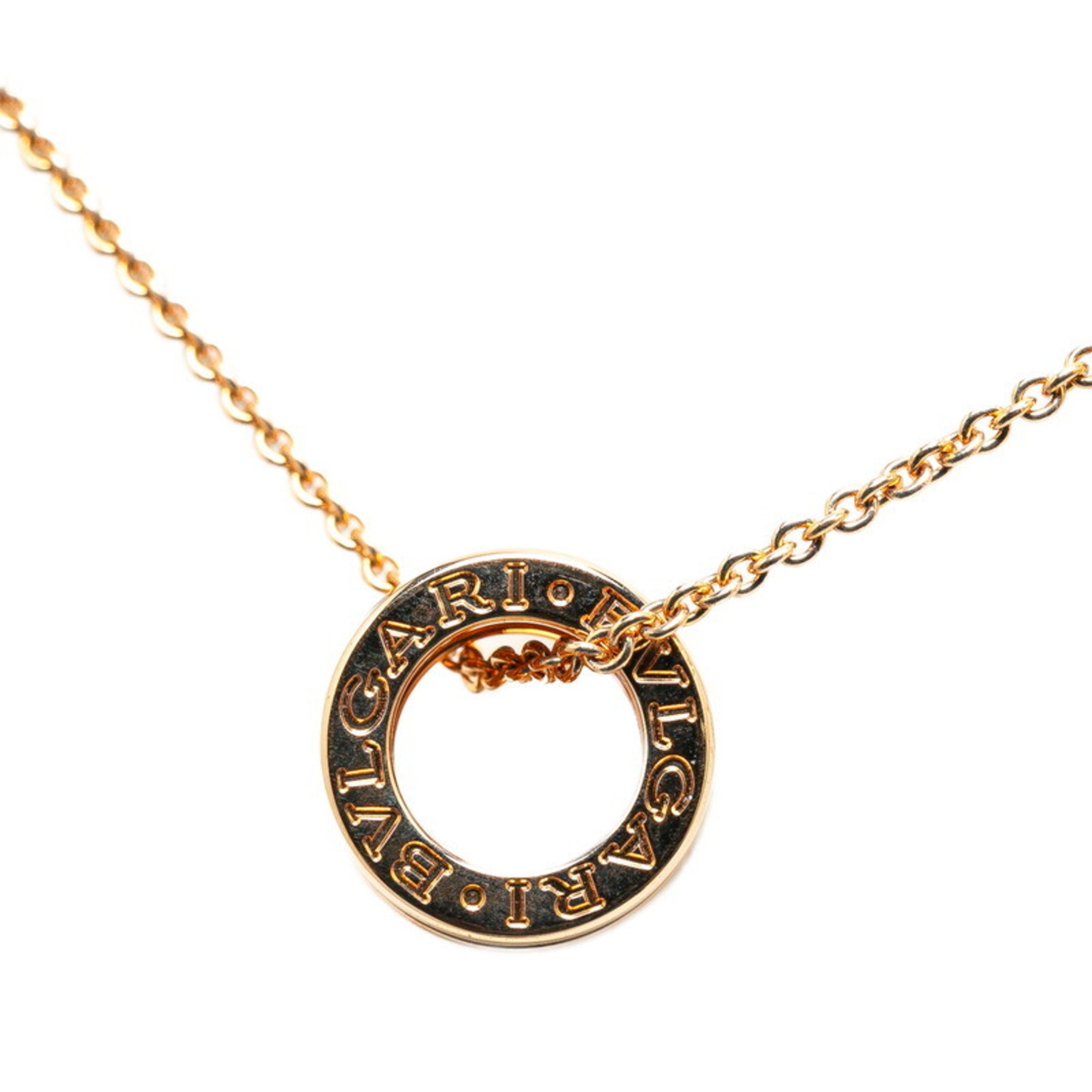 BVLGARI B.zero1 Necklace 335924 K18PG Pink Gold Women's